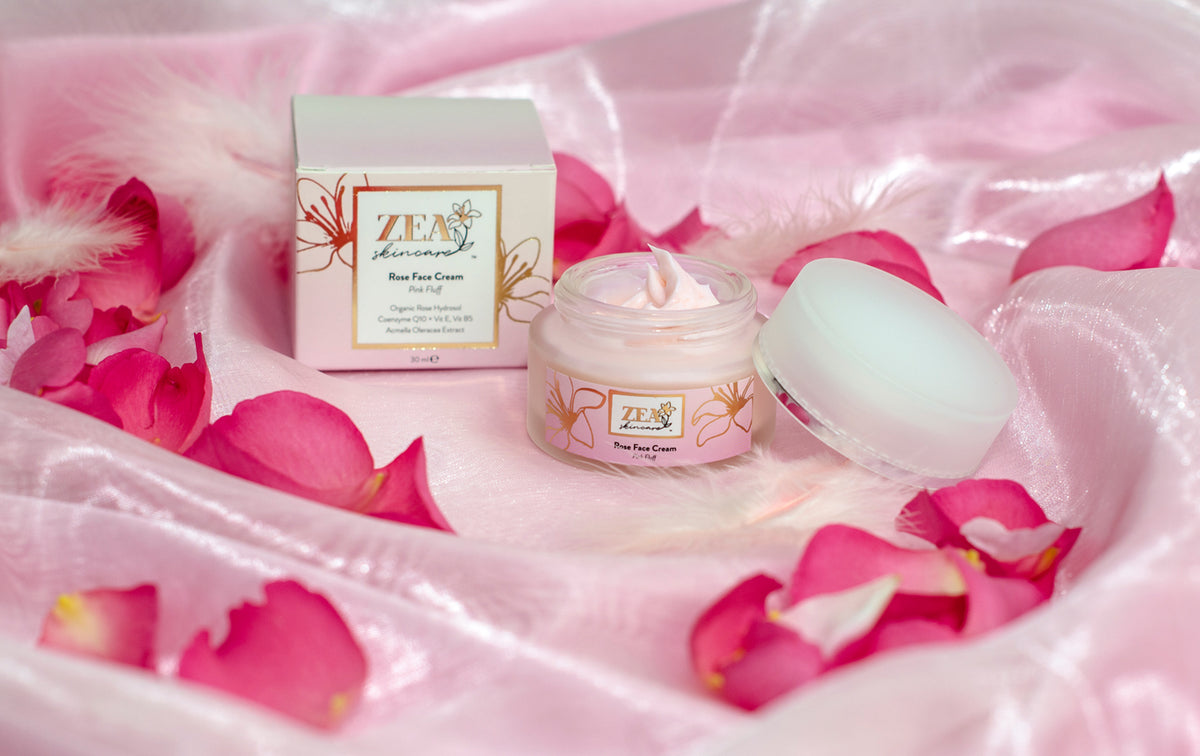 Rose Face Cream - Pink Fluff – Zea skincare uk
